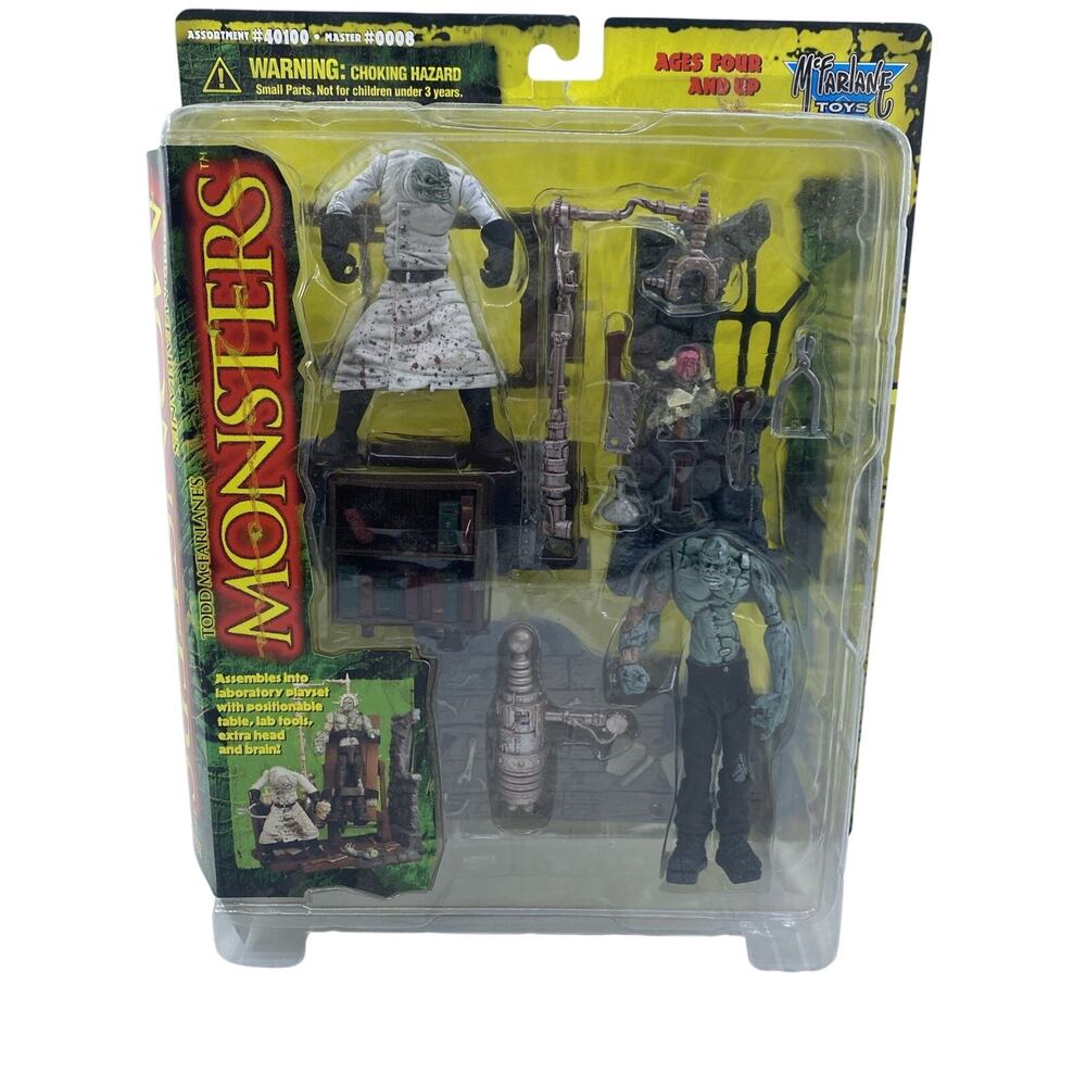 McFarlane Toys Monsters Series 1 Frankenstein Playset Action Figure New In Box